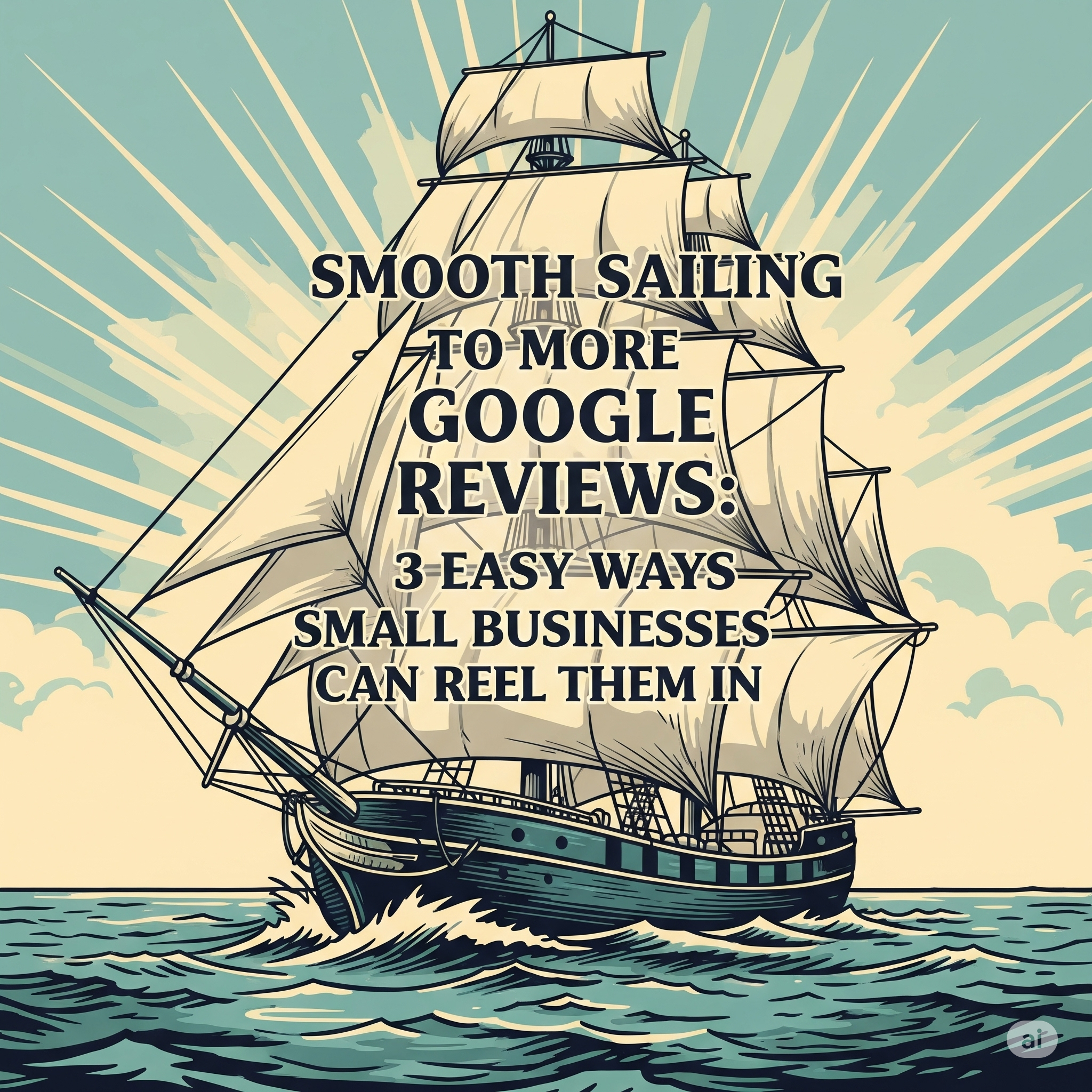 Smooth Sailing to More Google Reviews: 3 Easy Ways Small Businesses Can Reel Them In
